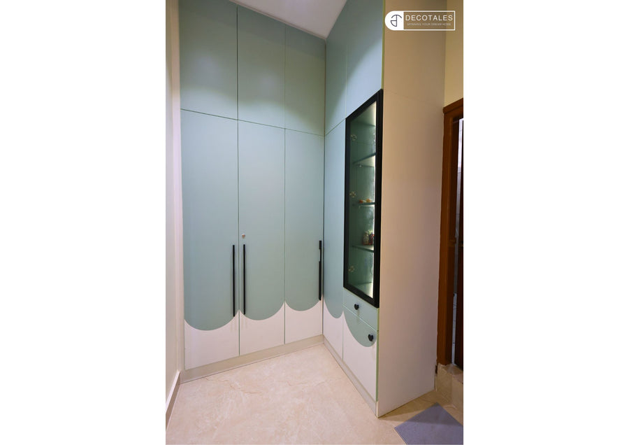 Wardrobe in a villa in Electronic City, Bangalore – Decotales turnkey interiors