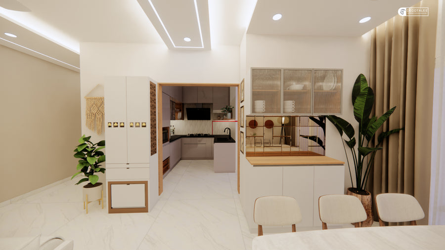 3BHK interiors at Assetz 63 Degree East, Bangalore – Decotales